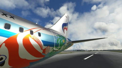 Bangkok Airways A32NX (Brushed Chrome) 8K