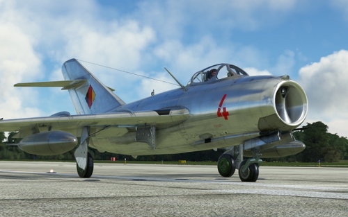 Bear Studios MiG-15Bis GDR-Air Force red "4"