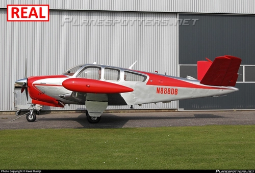 Beechcraft Bonanza V35B with US registration N888DB. V1.1
