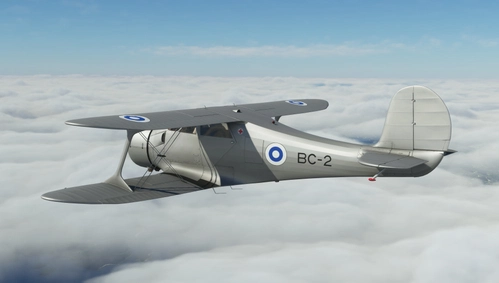 Beechcraft D17 - Finnish Air Force BC-2 - With Beige Interior