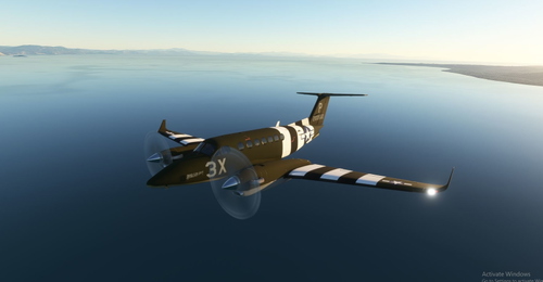 Beechcraft King Air 350i Invasion Stripes