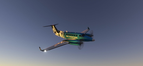 Beechcraft King Air 350i - TPC Charters livery