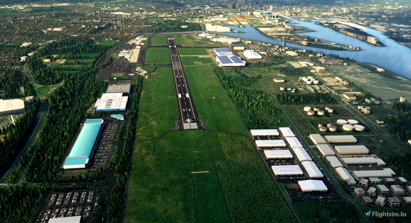 UK2000 Scenery Belfast City Airport EGAC for MSFS