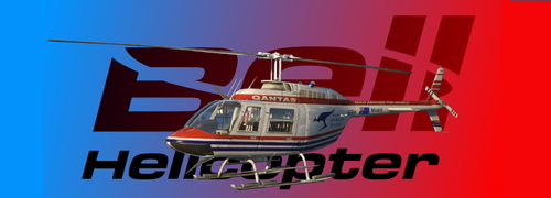 Bell 206 CowanSim VH-DIC Solo Around the World