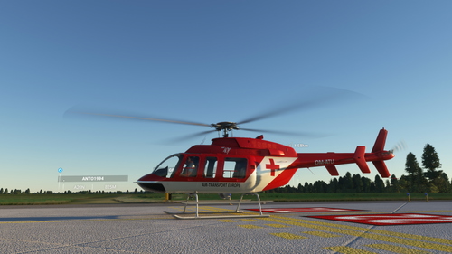 Bell 407 AIR TRANSPORT EUROPA OM-ATU Rescue