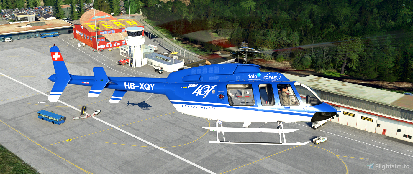 Bell 407 "HB-XQY" CHS Central Helicopter Services » Microsoft Flight
