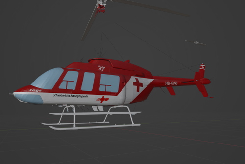 Bell 407 - HB-XWJ Rega – Schweizerische Rettungsflugwacht