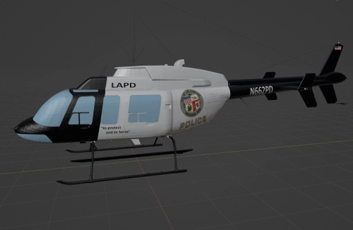 Bell 407 LOS ANGELES POLICE DEPARTMENT (LAPD) HELICOPTER N662PD
