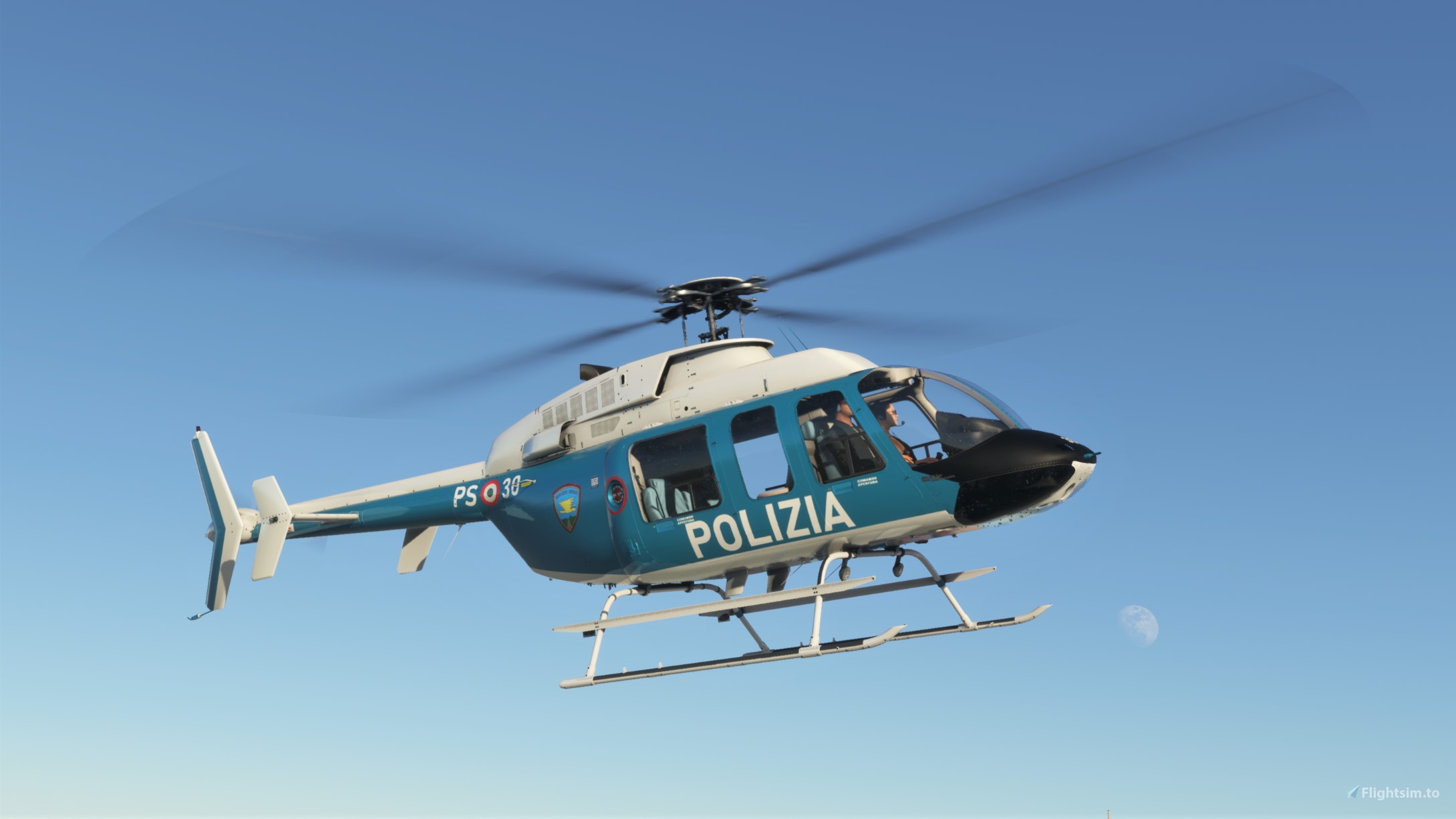 Bell 407 Polizia – Livrea