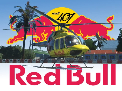 Bell 407 Red Bull 
