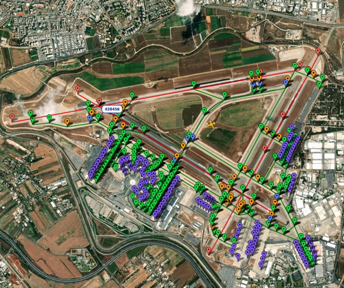 Ben Gurion (LLBG) PIlot2ATC Gates and Taxiways