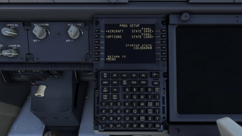 Better/Real Cold&Dark Panel State for PMDG 737-800