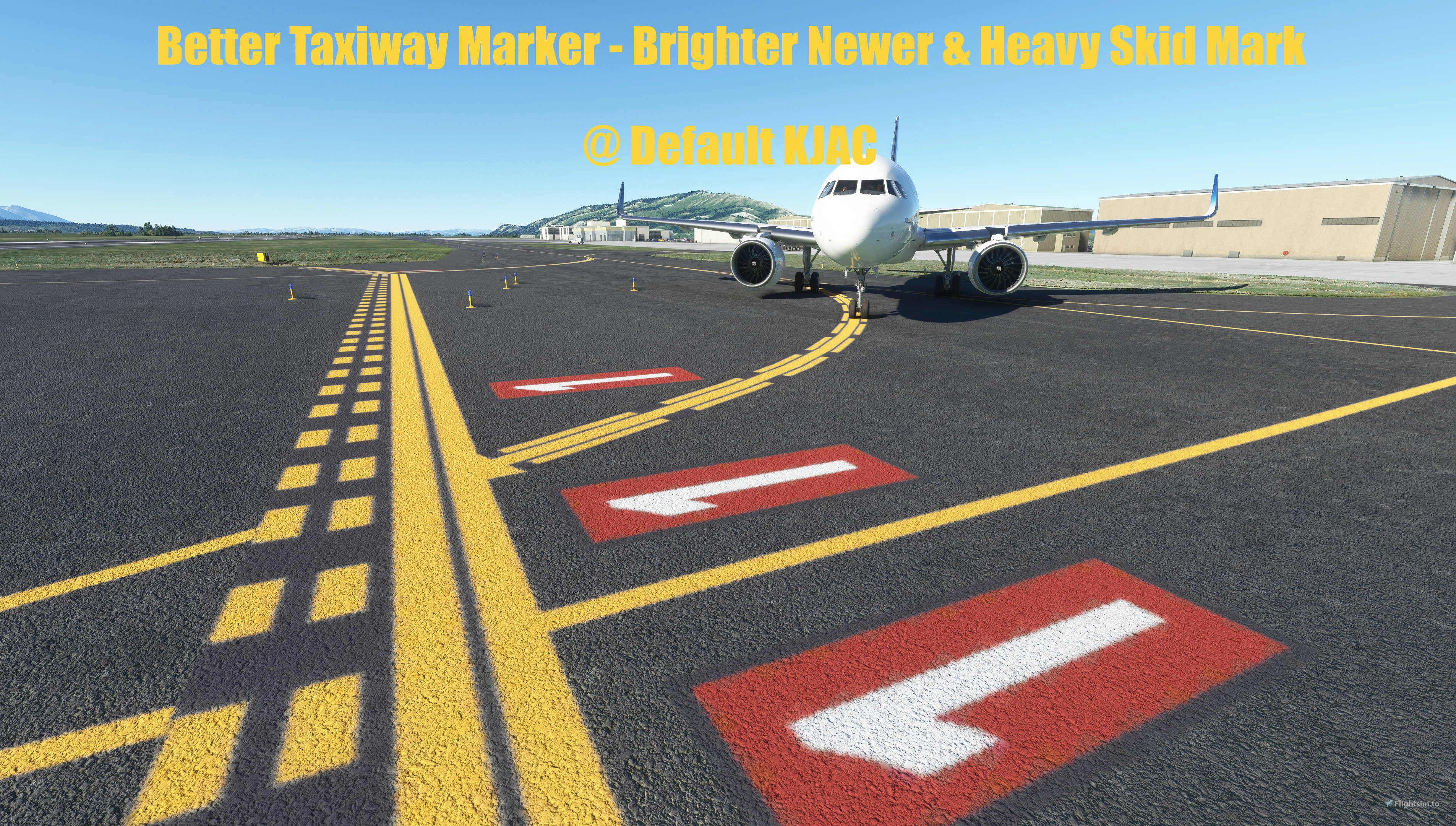 Better Taxiway Marker and Heavy Skid Mark - Image 1