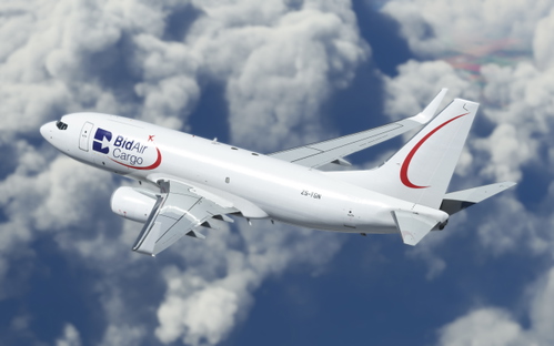 BidAir Cargo Boeing 737-700BDSF PMDG BW ZS-TGN Fictional