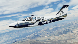 Black Square Analog B58 Baron N121GJ thumbnail 5
