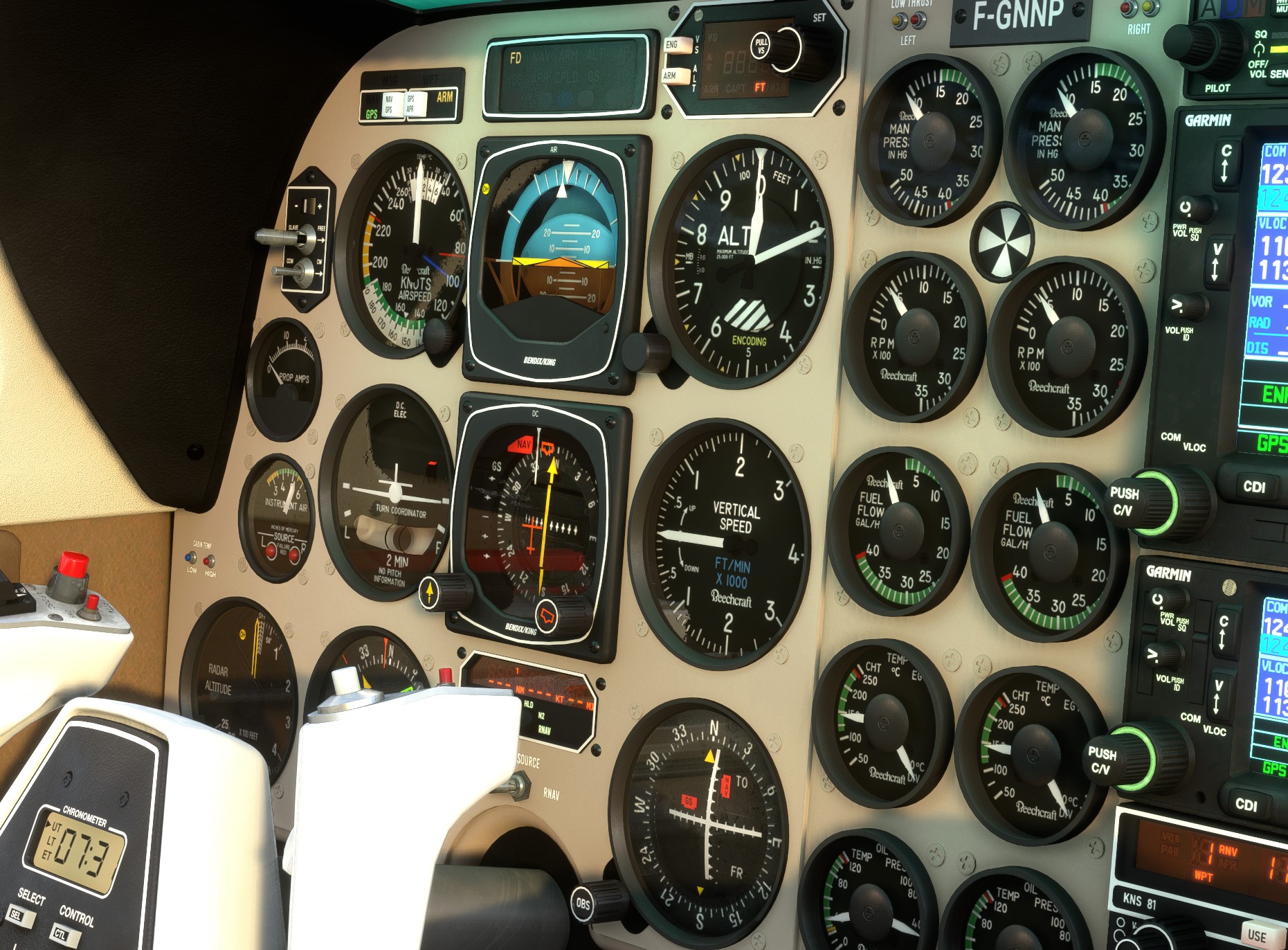 Black Square B58 Baron -Enhanced Cockpit - Image 1