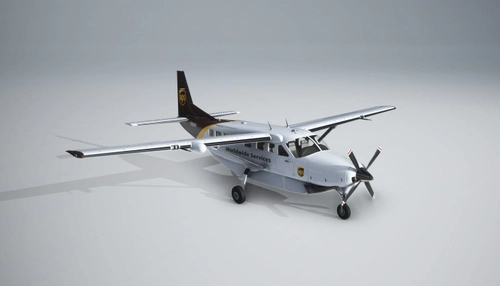 Black Square C208 | Fictional UPS livery