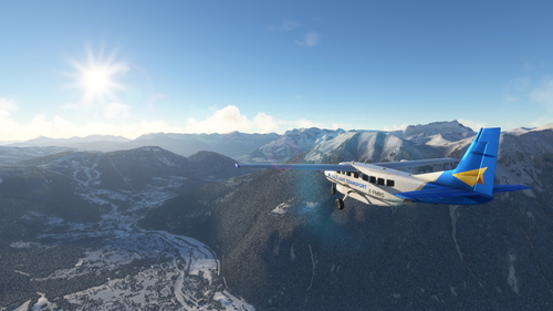 Black Square C208B Analog Caravan - VirtualFlight Transport Livery