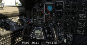 Black Square - King Air 350i Analog Gauge DarkMode Cockpit  thumbnail 4