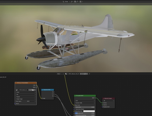 Blackbird DHC-2 Beaver Paint Kit