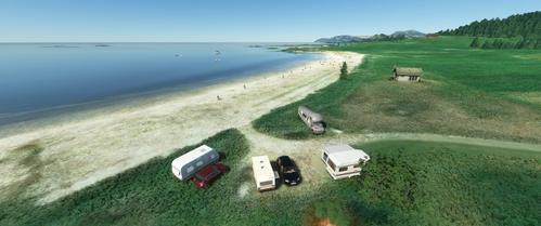 Blimsanden beach and seaport
