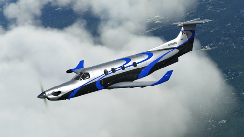 Blue Wave livery for Carenado PC12