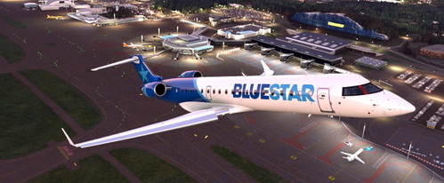 BlueStar Airlines CRJ700 Livery