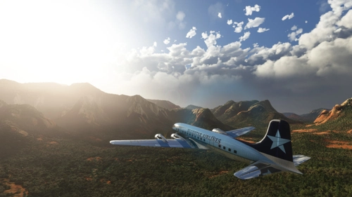 BlueStar Airlines DC-6B Livery