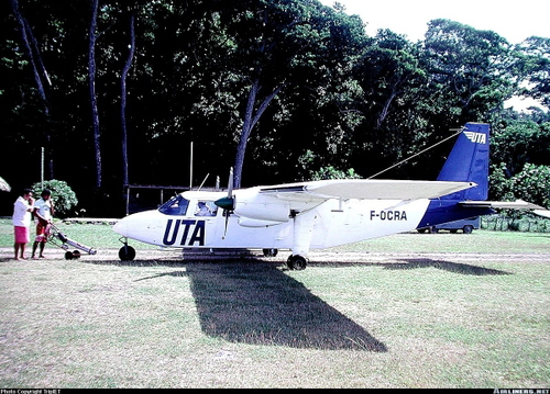 BN-2A Islander UTA F-OCRA repaint request (V2)