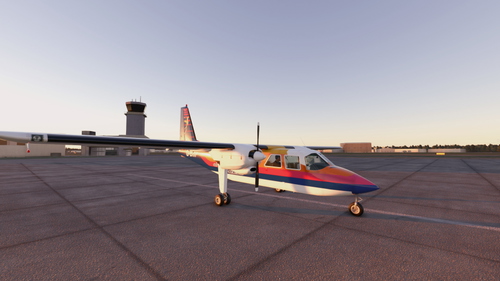 BN2A Islander Blue Islands G-BIIP (Air Jamaica Express Colours) (V2)