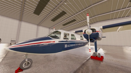 BN2A Islander Alderney Air Ambulance G-ILFA (V2)