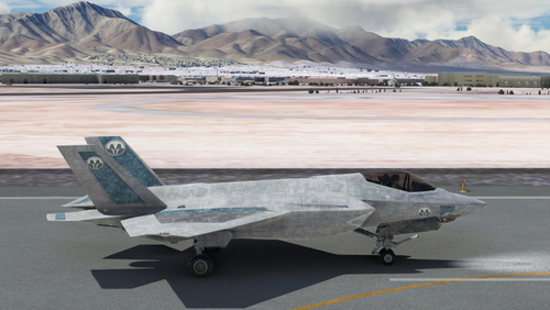Bo-Katan Kryze's Gauntlet starfighter livery for the F-35C