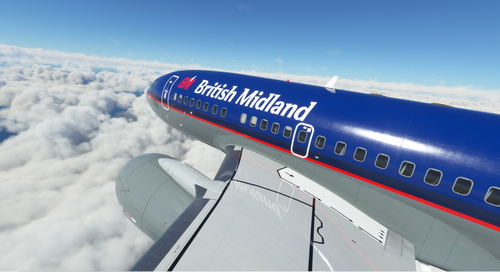Boeing 737-600 British Midland Retro G-BVZE