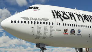 Boeing 747-8i Iron Maiden Ed Force One [Salty] thumbnail 7