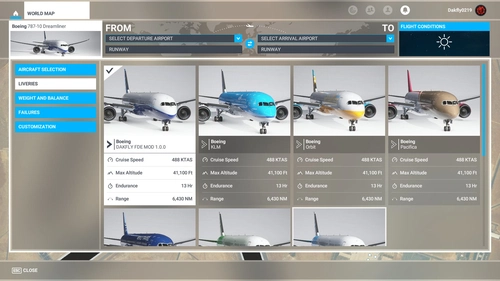 Boeing 787-10 Performance Modification Project