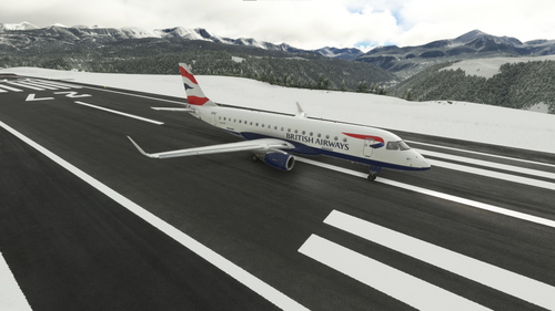 Bristish Airways G-LCYE - FlightSim Studio E-Jets 175