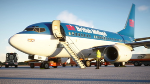 British Midland (G-OBMZ) | PMDG 737-600 | Into the Blue Simulations thumbnail 3