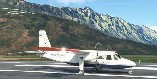 Britten-Norman BN-2 Islander (ZK-)MCE Milford Sound Flightseeing