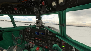 Buffalo Airways C-GJKM DC-3 With included cockpit textures and IRL airspeed knot gauge  thumbnail 6