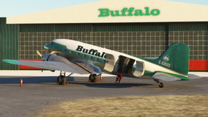 Buffalo Airways C-GWZS DC-3 With included IRL cockpit textures and IRL airspeed knots gauge thumbnail 2