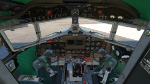 Buffalo Airways C-GWZS DC-3 With included IRL cockpit textures and IRL airspeed knots gauge thumbnail 5