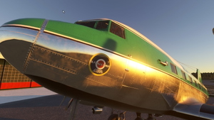 Buffalo Airways C-GWZS DC-3 With included IRL cockpit textures and IRL airspeed knots gauge thumbnail 7