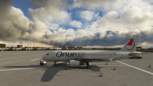 Bulgaria Air operated for Onur Air LZ-FBD