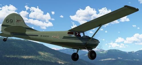 Cessna C170B backcountry green N-69CO