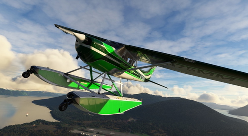 C172 Classic Wheels and Amphibian RTMM livery