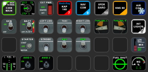 C208 SteamGauge (BKSQ)  AAO Scripts & StreamDeck XL & PLUS Profile thumbnail 2