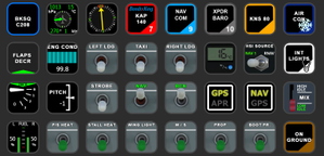 C208 SteamGauge (BKSQ)  AAO Scripts & StreamDeck XL & PLUS Profile thumbnail 1