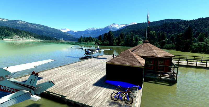 CAE5 Whistler/Green Lake Water Aerodrome Seaplane Base Canada for