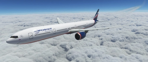 CapSim Boeing 777-300ER Aeroflot | RA-73138 with custom cabin