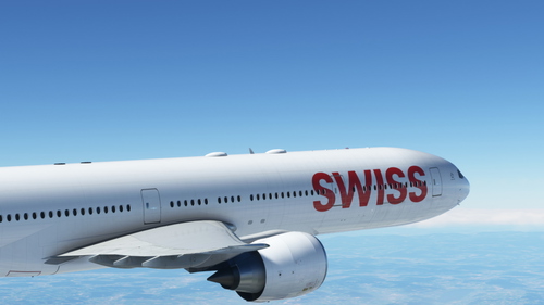 Captain Sim Boeing 777-300ER SWISS HB-JNC 4K
